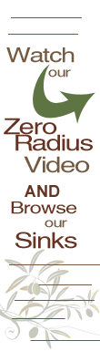 Watch our zero radius undermount sink video