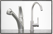 Stainless Steel Faucets for Solid Surface Countertops
