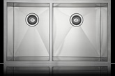 Sienna Polvano™ Reverse - Zero Radius Double Bowl Undermount Sink