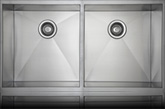 Sienna Ferretto™ XL - Zero Radius Double Bowl Undermount Sink
